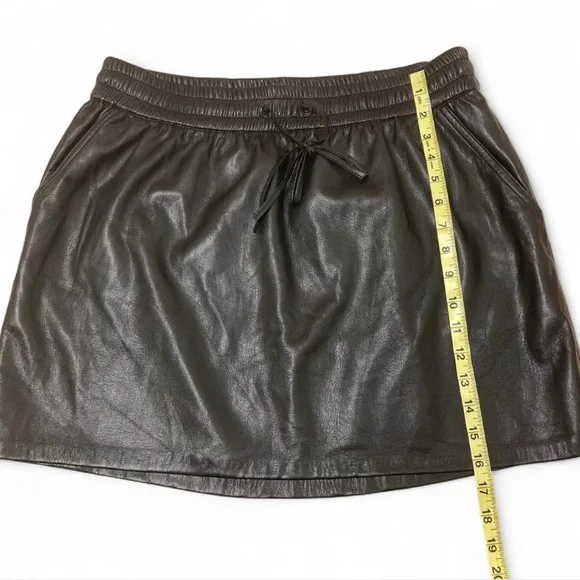 Good American Better Than Leather Faux Leather Mini Skirt, Summer Women’s Size 4 - Picture 7 of 7
